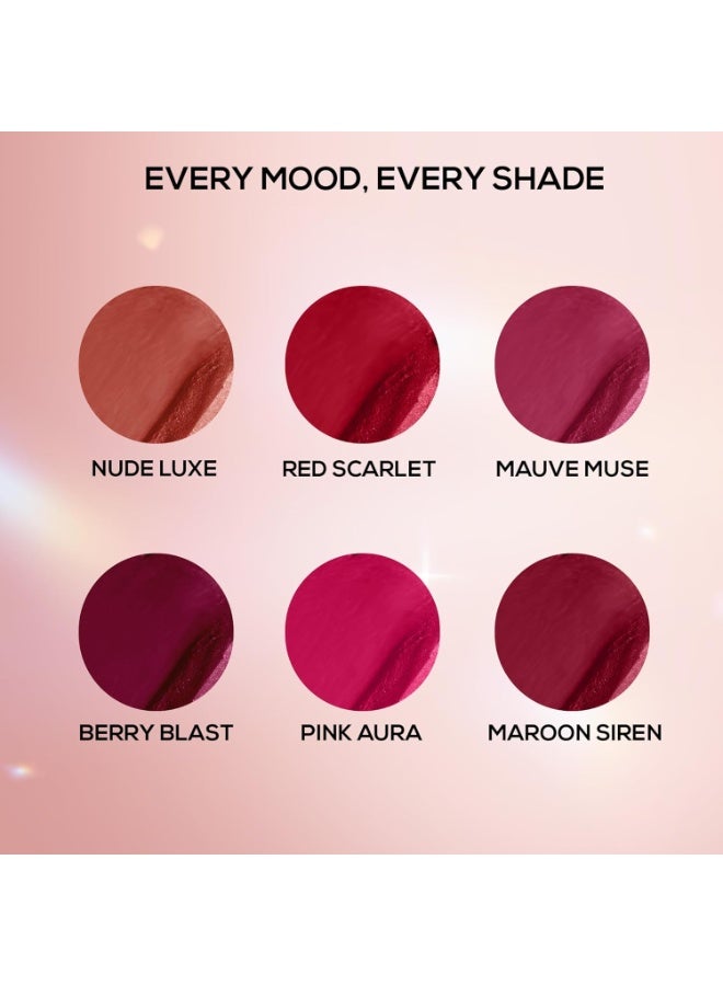 RENEE Everstay Matte Lipstick - Berry Blaze, Long Stay, Hydrating & Non-Drying, Smudge & Transfer Proof, Lightweight, Intense Pigment, Full Coverage, Vitamin E Infused, for All Occasions, 4.2g - Image 4